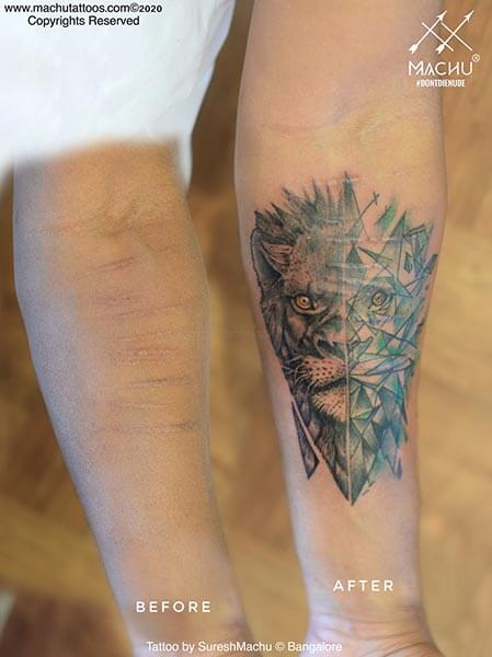 Smart Tattoo Cover Up Ideas - Skin Design Tattoo