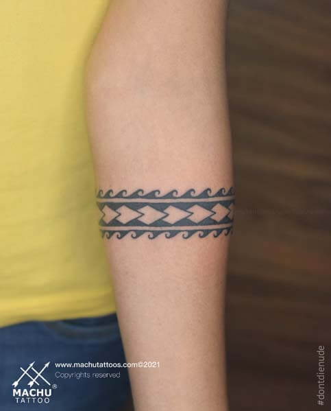 Bracelet tattoo | Forearm band tattoos, Maori tattoo, Forearm tattoos
