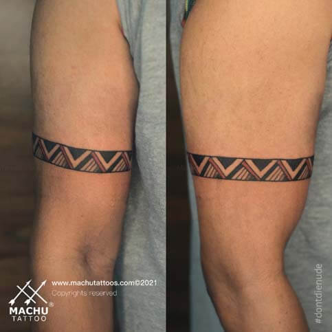 tattoo designs for men on forearm band