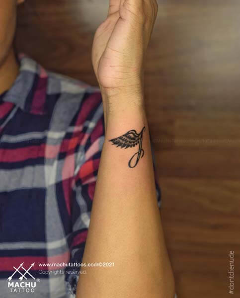 Wings Tattoo |Angel and devil Tattoo |cover up tattoo Heavens Tattoo Studio  Bangalore - YouTube