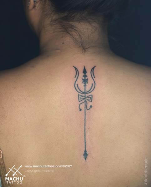 Trishul tattoo by... - Skin Machine Tattoo Studio | Facebook
