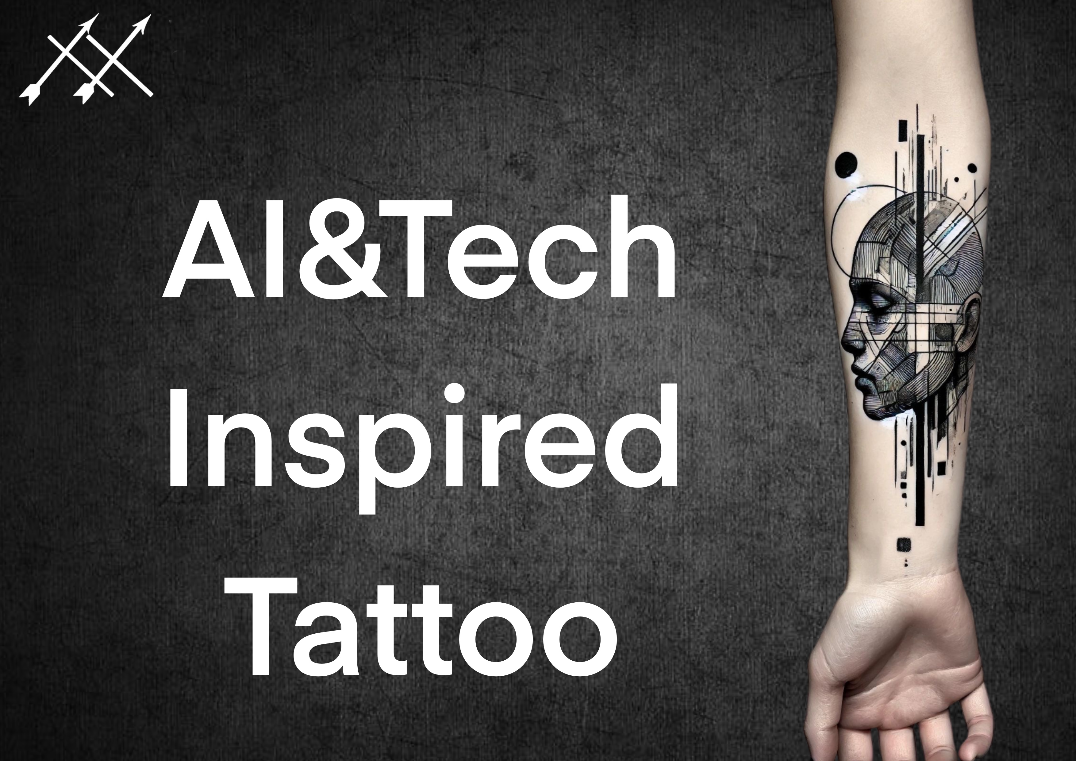 AI & Tech-Inspired Tattoo