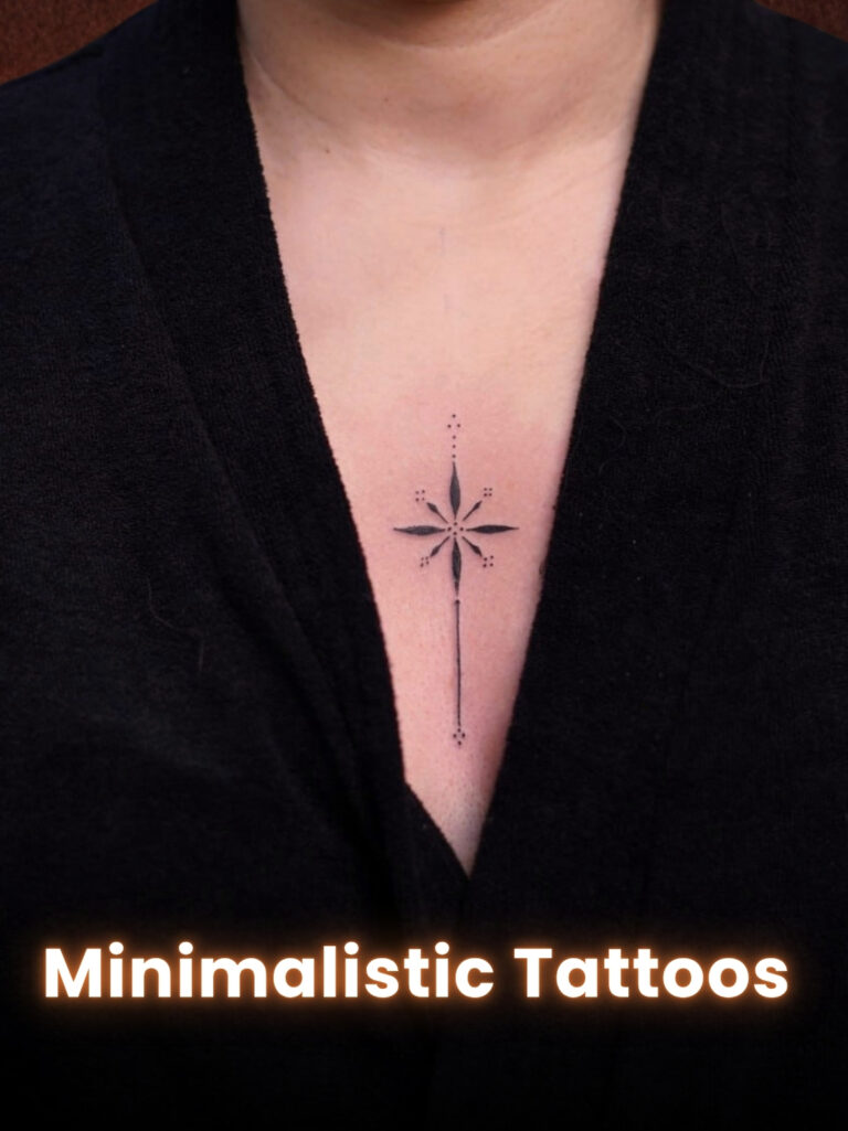 Best tattoo shop in Vizag 17 Minimal tattoo by Machu Tattoos