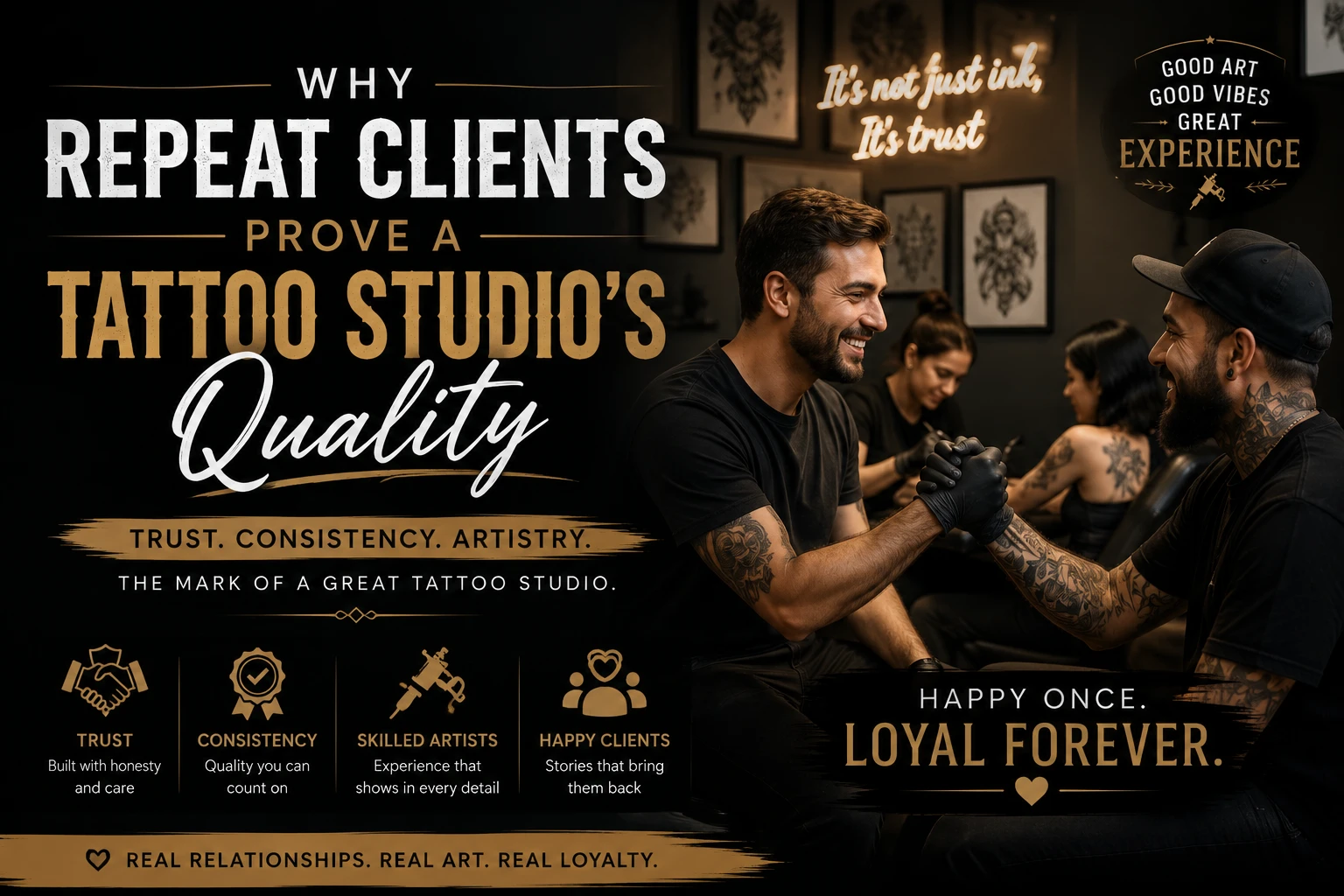 Signs of a Good Tattoo Studio Clients Always Return To