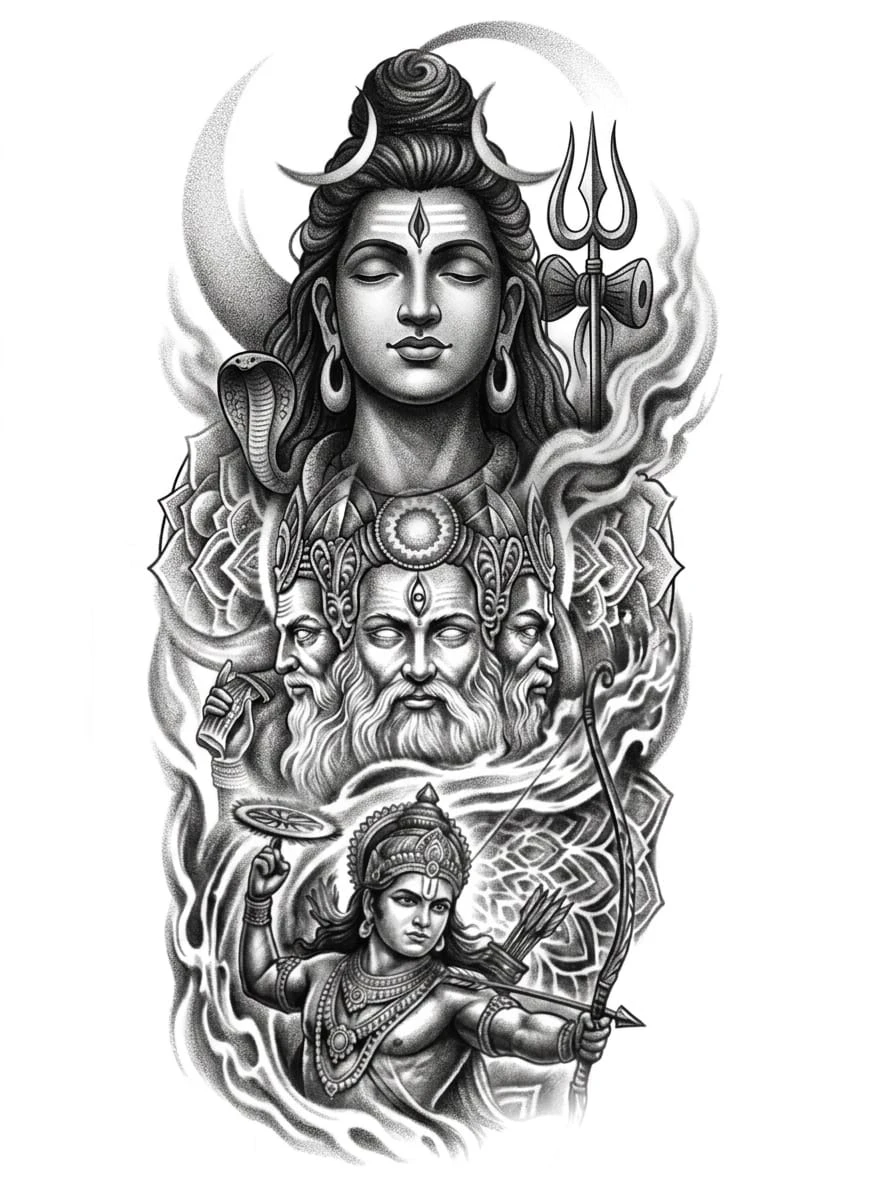 Best Half Sleeve Tattoo Designs for Bold Personalities 4 half sleeve 6
