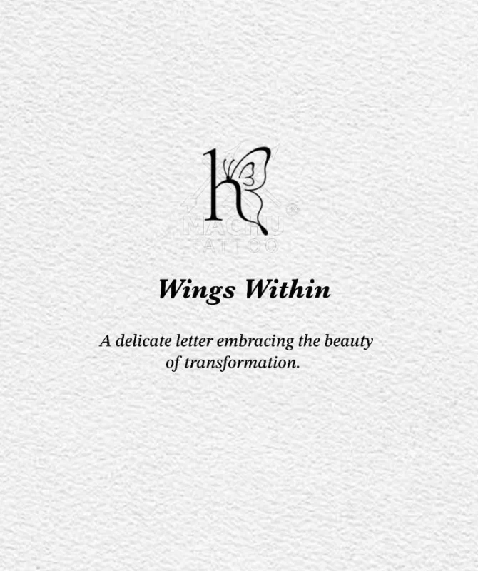 H Letter Tattoo with Butterfly: Meaning, Designs, and Placement Ideas 7