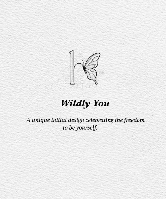 H Letter Tattoo with Butterfly: Meaning, Designs, and Placement Ideas 3