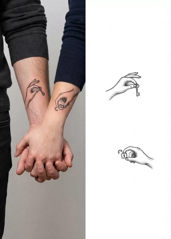 Couple Tattoos at Machu Tattoos: Meaningful Ideas for Two 5